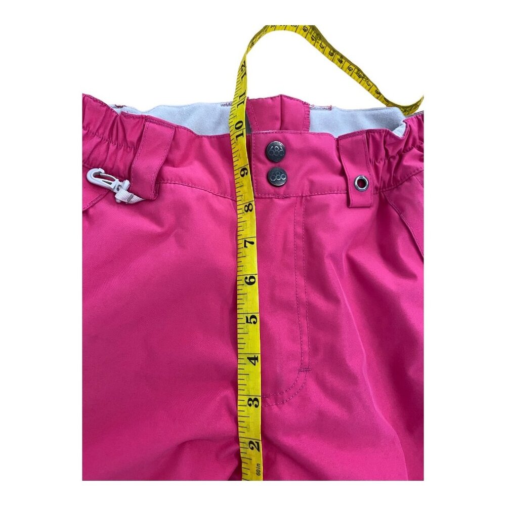 686 Girls Youth infinity Medium Cargo Snow Ski Pants Pink Insulated - Picture 10 of 16